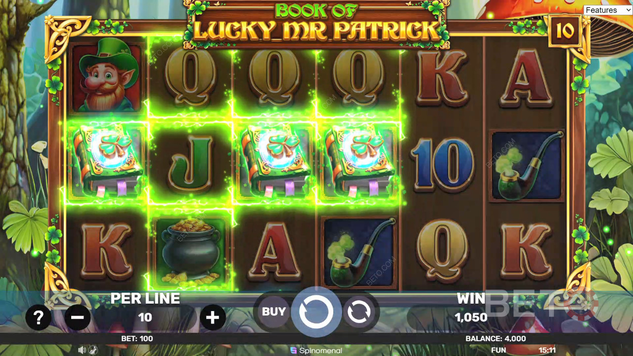 Book of Lucky Mr Patrick Revue par BETO Slots