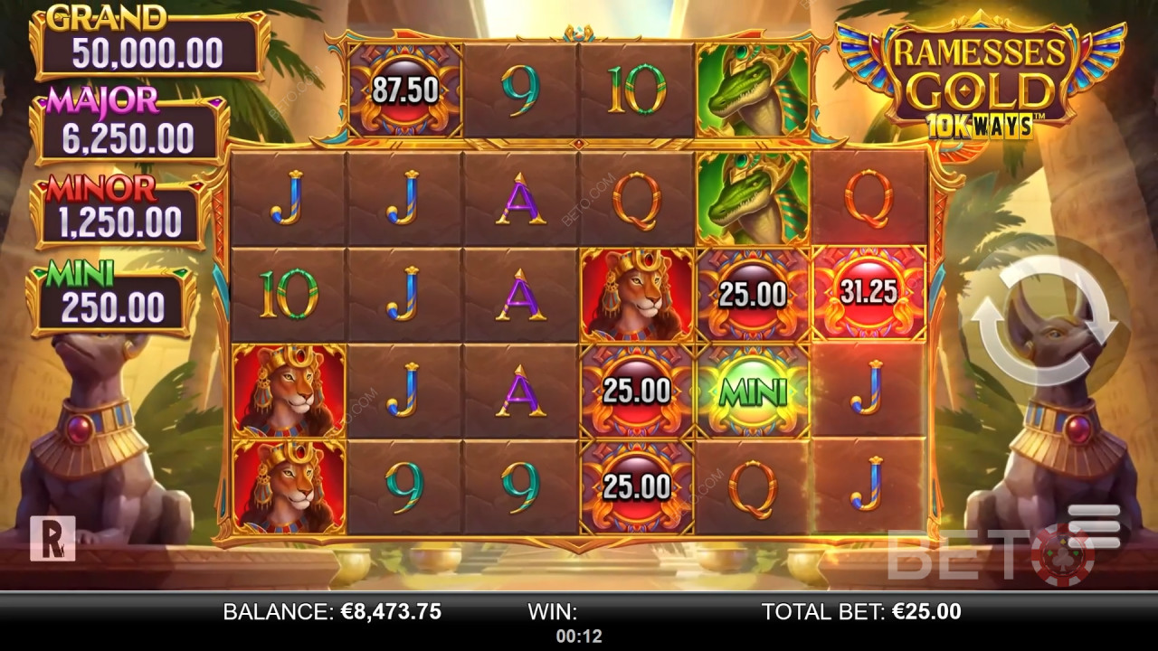 Ramsesses Gold 10K Ways Revue par BETO Slots