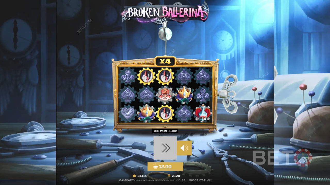 Broken Ballerina Critique de BETO Slots