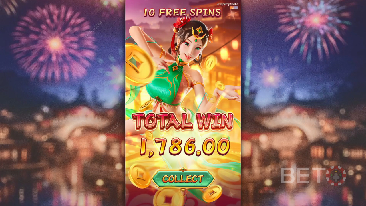 Gagnez 5 000x votre mise dans la machine à sous Prosperity Snake!