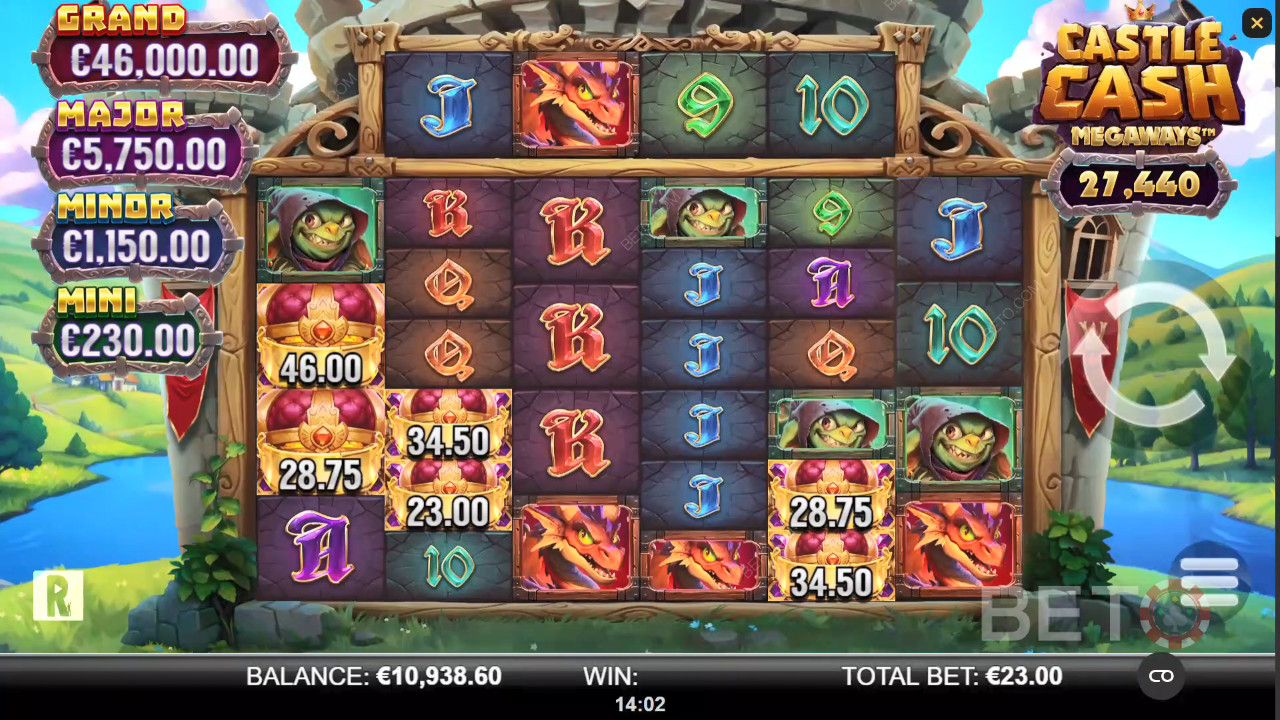 Castle Cash Megaways Revue par BETO Slots