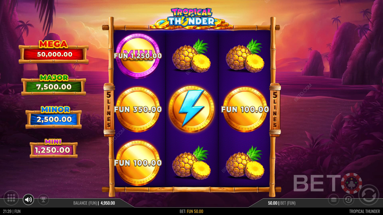 Tropical Thunder Jeu Gratuit