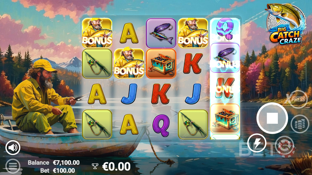 Big Catch Craze Critique de BETO Slots