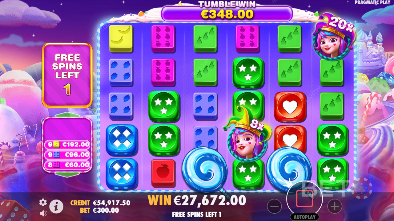 Fonctionnalités bonus expliquées sur Sweet Bonanza 1000 Dice par Pragmatic Play