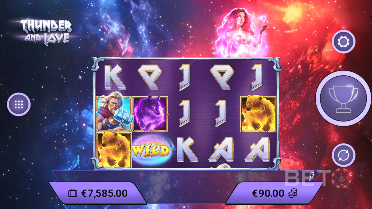 Thunder and Love Critique de BETO Slots