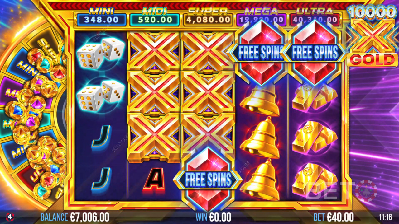 10,000x Gold Revue par BETO Slots