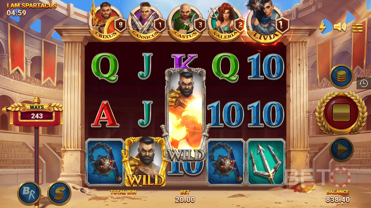 I Am Spartacus Revue par BETO Slots