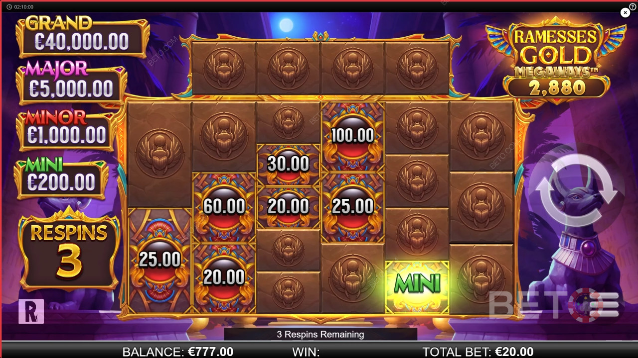 Ramesses Gold Megaways est-il un bon jeu?