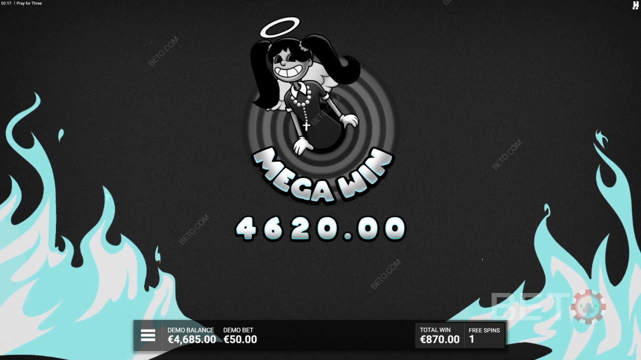Gagnez 13 333x votre mise dans la machine à sous Pray For Three!