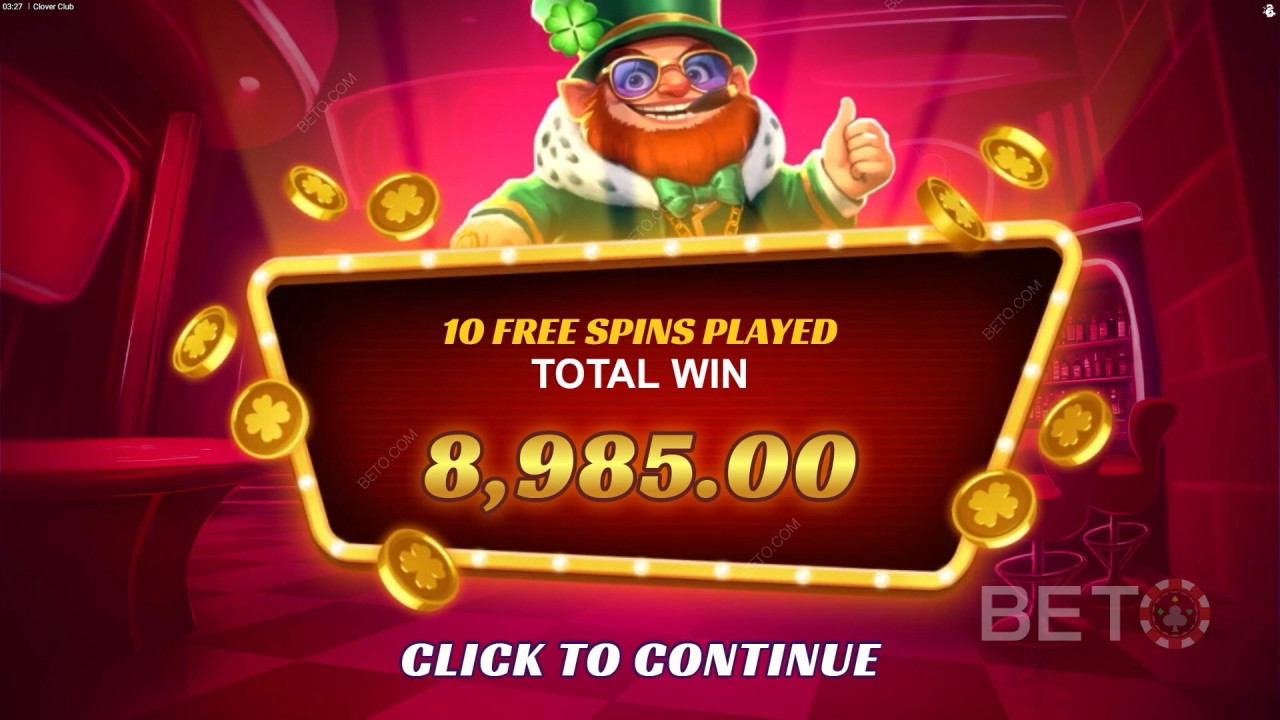 Fonctionnalités bonus expliquées dans Clover Club de Bullshark Games