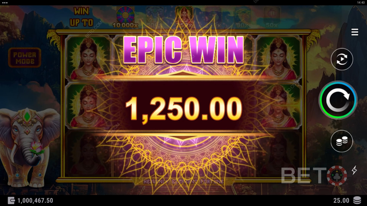 Les bonus expliqués dans Heavenly Elephant Fortune par Microgaming