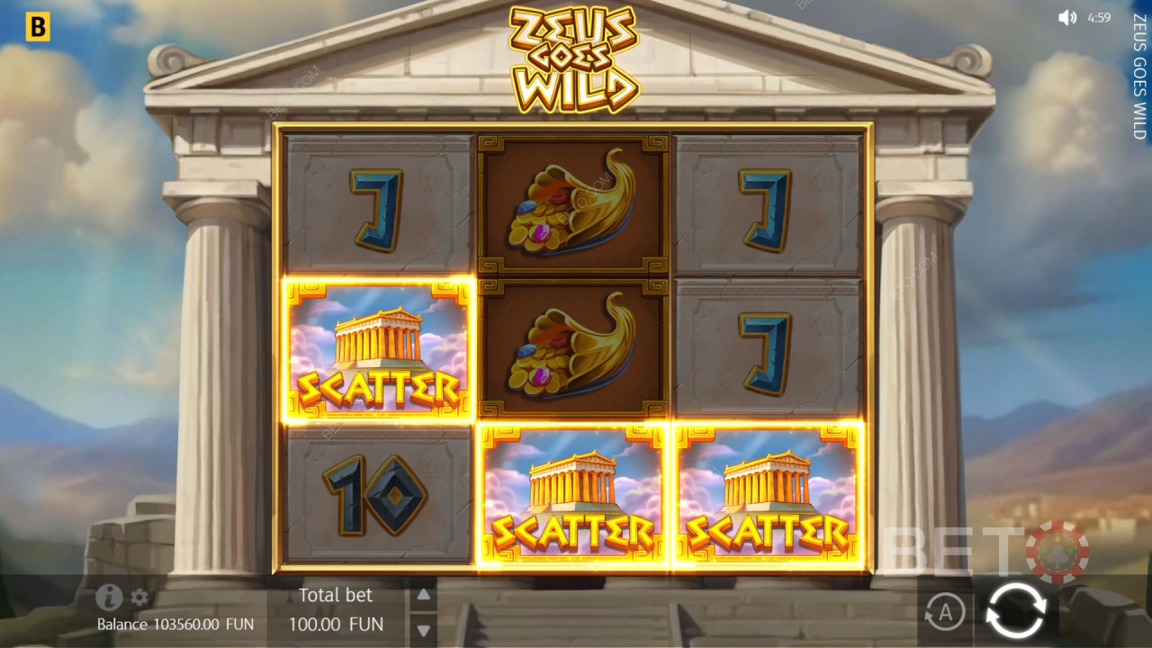 Zeus Goes Wild Jeu Gratuit