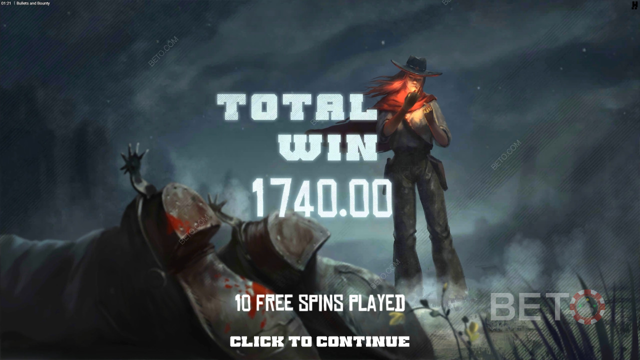 Gagnez 20 000 fois votre mise dans la machine à sous Bullets and Bounty!