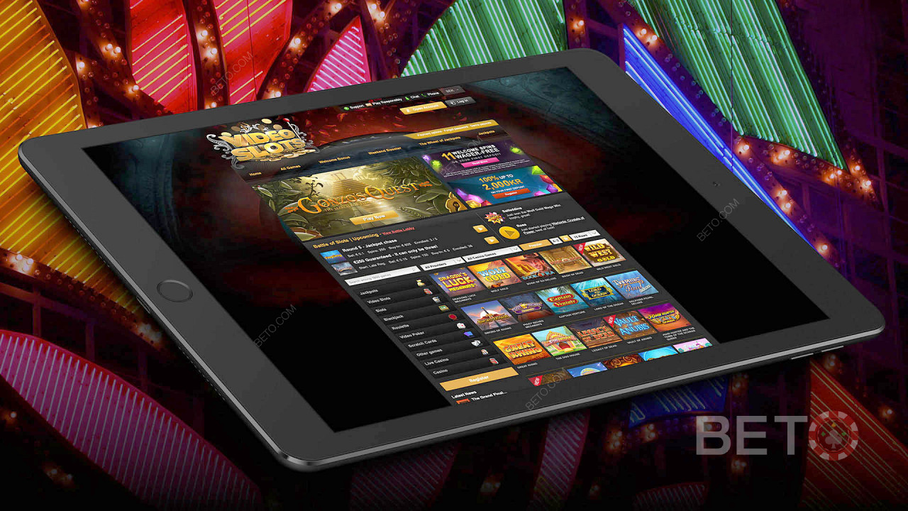 Casino VideoSlot mobile - tablettes, smartphones