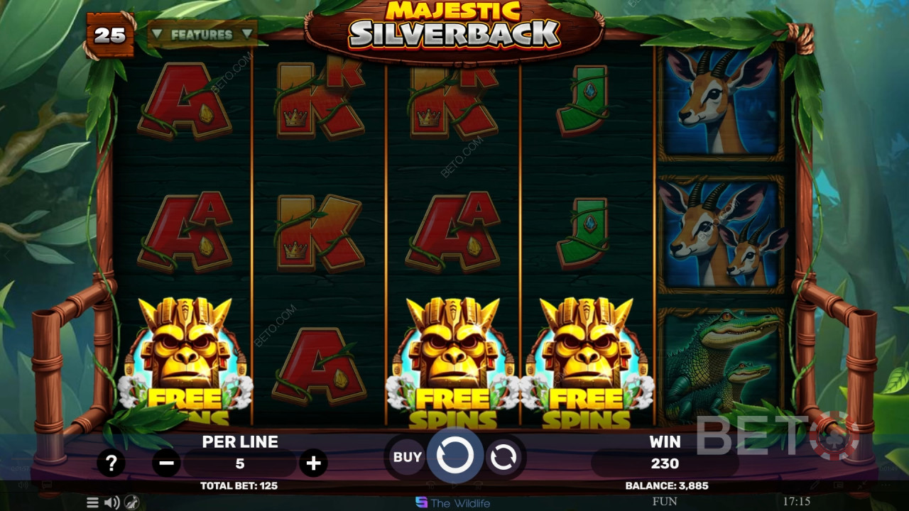 Majestic Silverback Critique de BETO Slots