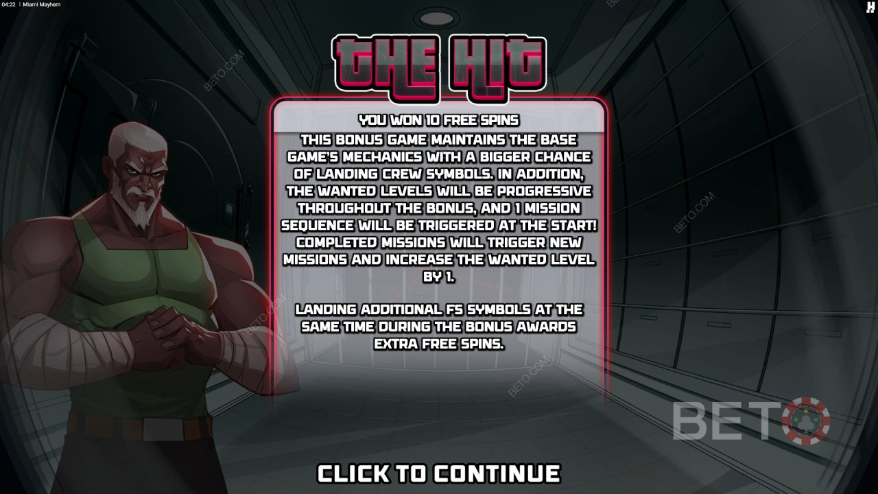 Les bonus expliqués dans Miami Mayhem par Hacksaw Gaming