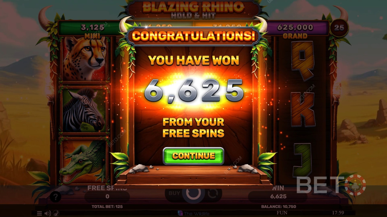 Blazing Rhino Hold & Hit : Recommandé ou non?