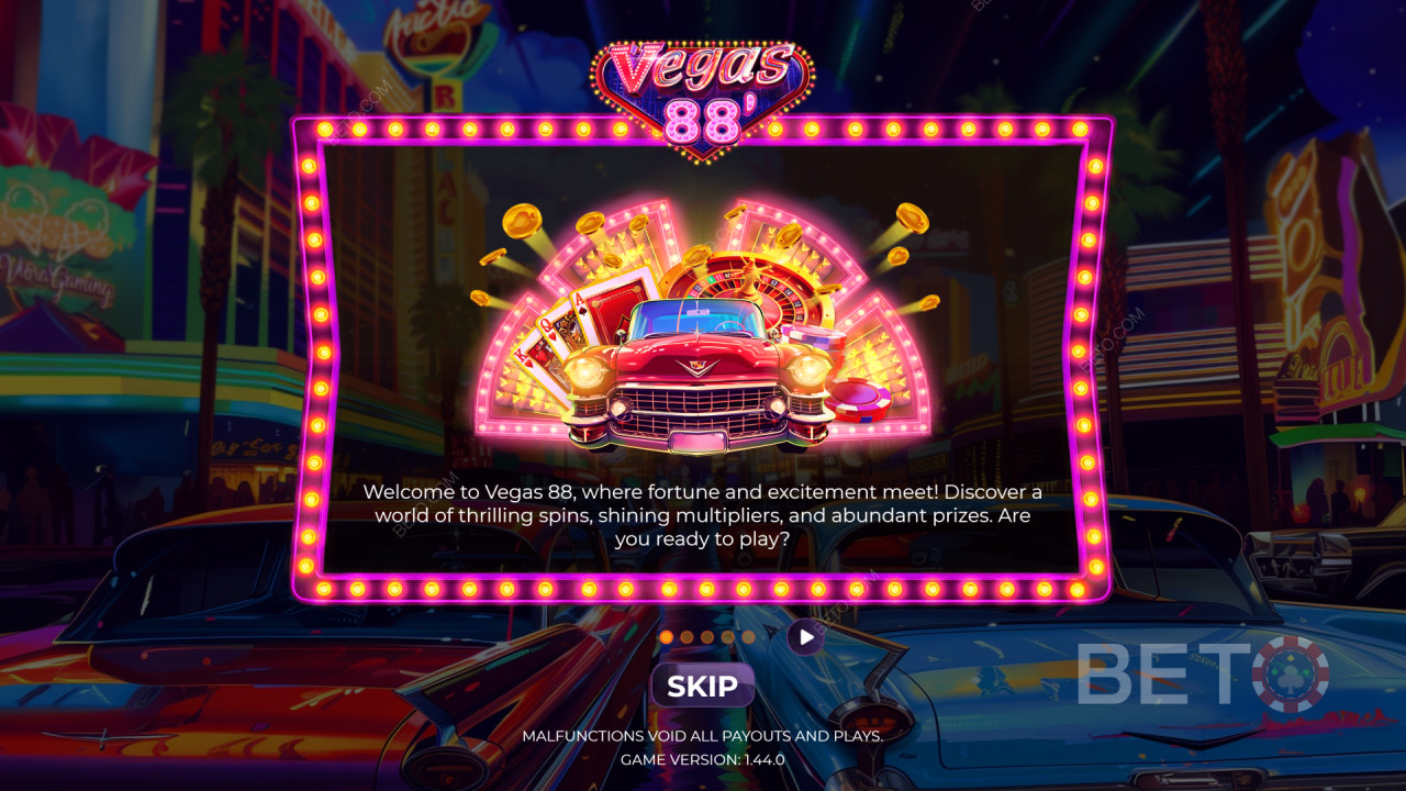 Thème et design : Neon Vegas Vibe