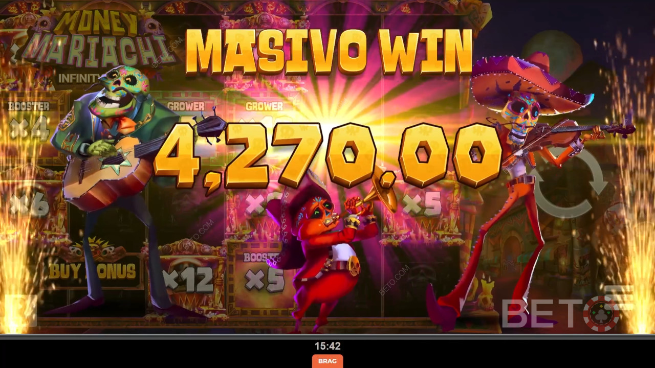 Money Mariachi Fiesta Infinity Reels Revue par BETO Slots