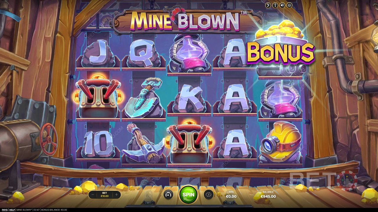 Mine Blown Revue par BETO Slots