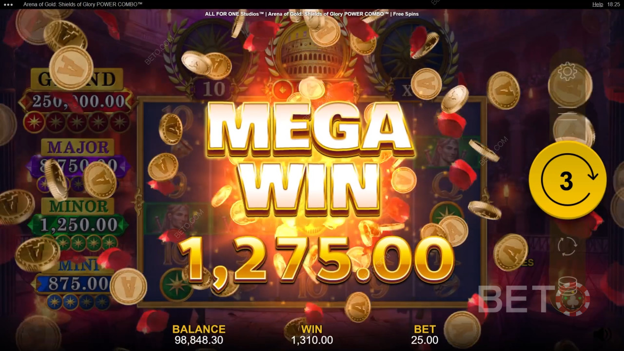 Comment jouer à Arena of Gold de All For One Studios : Shields of Glory Power Combo