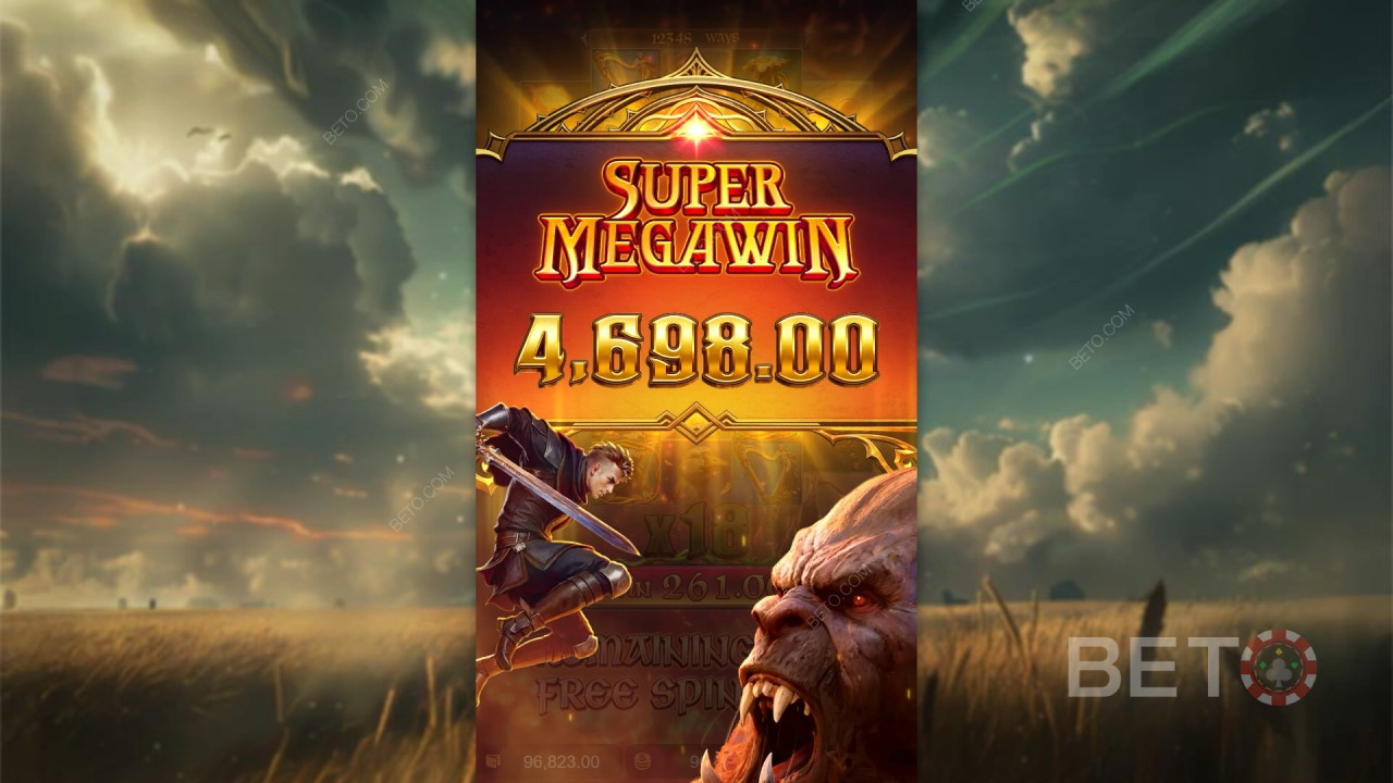 Gagnez 10 000x votre mise dans la machine à sous en ligne Jack the Giant Hunter!