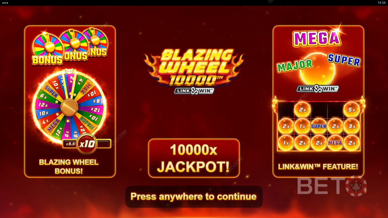 Fonctionnalités bonus expliquées dans Blazing Wheel 10000 by Nailed It! Games