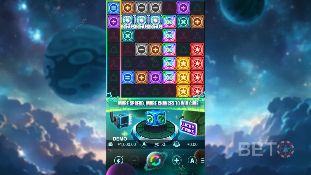 Les fonctions bonus expliquées dans le jeu Cube? de PlayStar