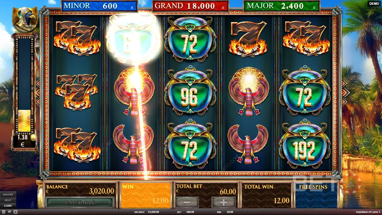 Critique de « Guardians of Luxor 3 » par BETO Slots