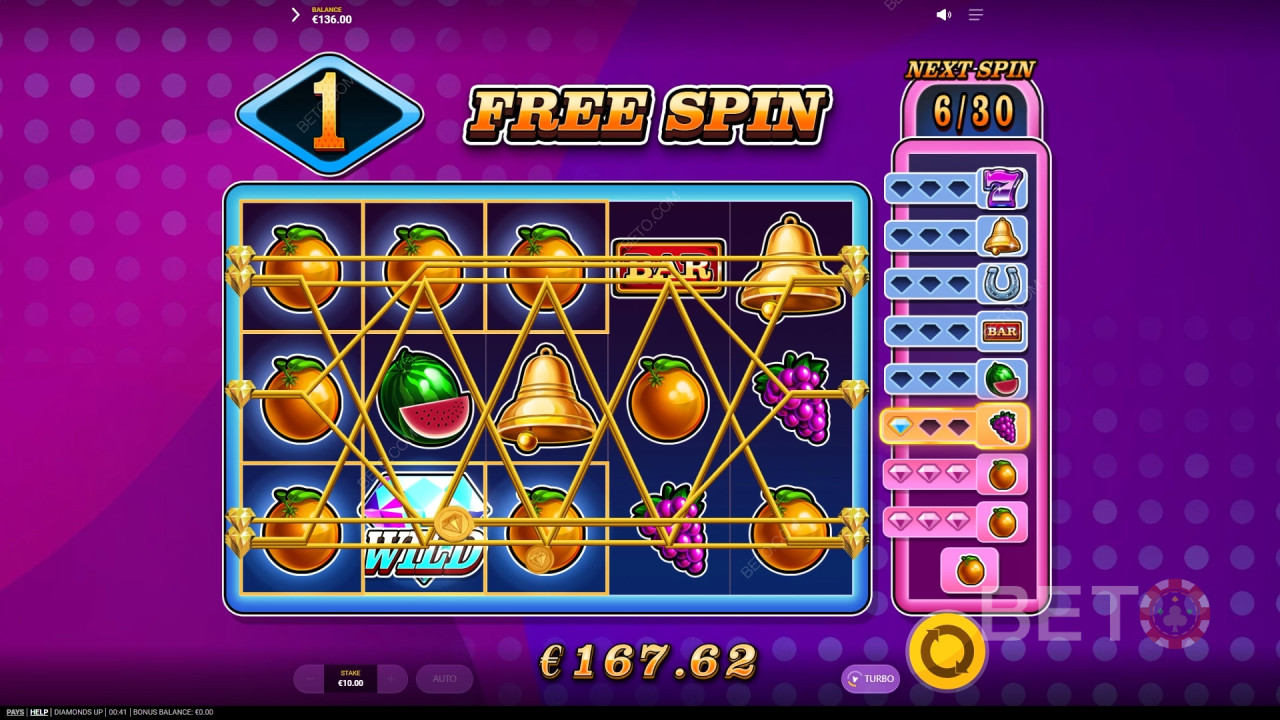 Diamonds Up Review par BETO Slots