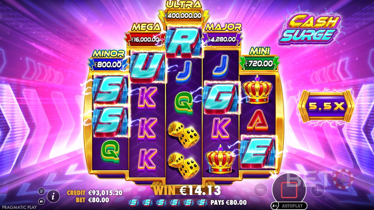 Cash Surge Critique de BETO Slots
