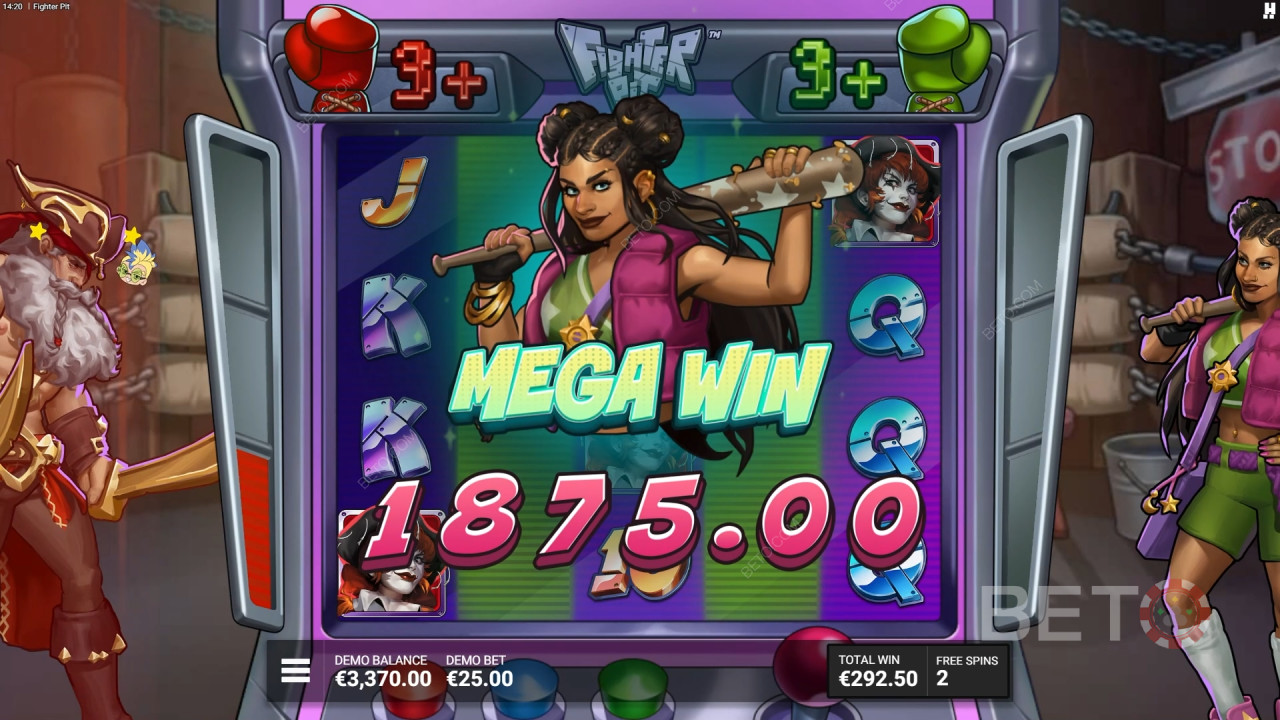 Fighter Pit Critique de BETO Slots