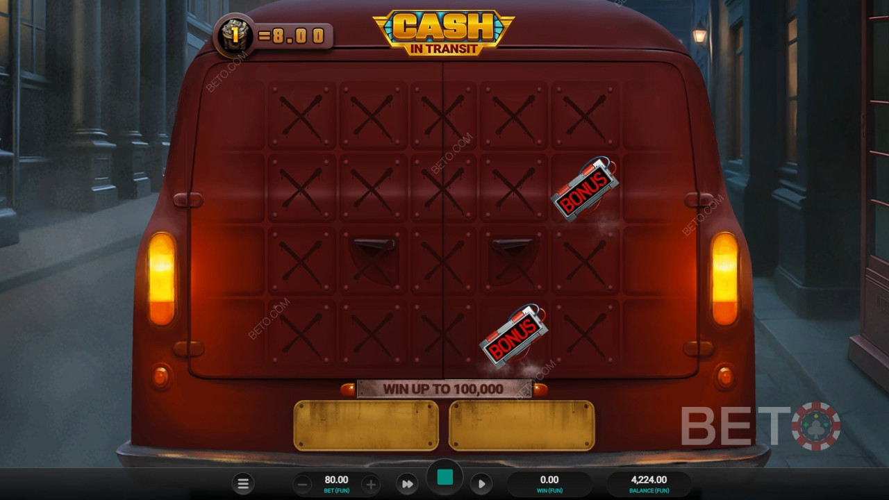 Les bonus expliqués dans Cash in Transit par Relax Gaming