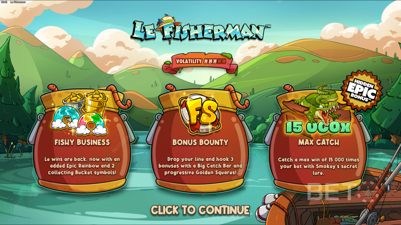 Gagnez 15 000x votre mise dans la machine à sous en ligne Le Fisherman!