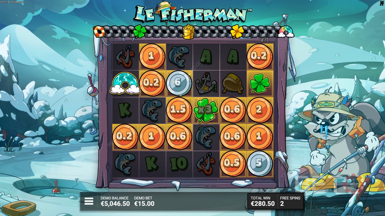 Thème et conception : Aventure de pêche fantaisiste