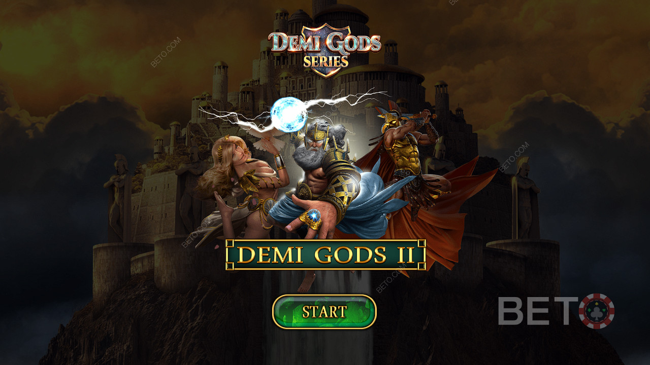 Profitez de différents types de tours gratuits et de multiplicateurs de gains dans le jeu Demi Gods 2.