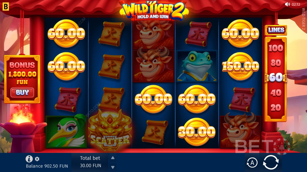 Critique de Wild Tiger 2 par BETO Slots