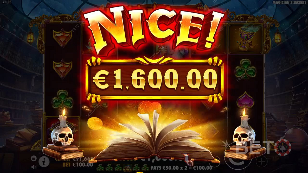 Gagnez 5 000 fois votre mise dans la machine à sous en ligne Magician