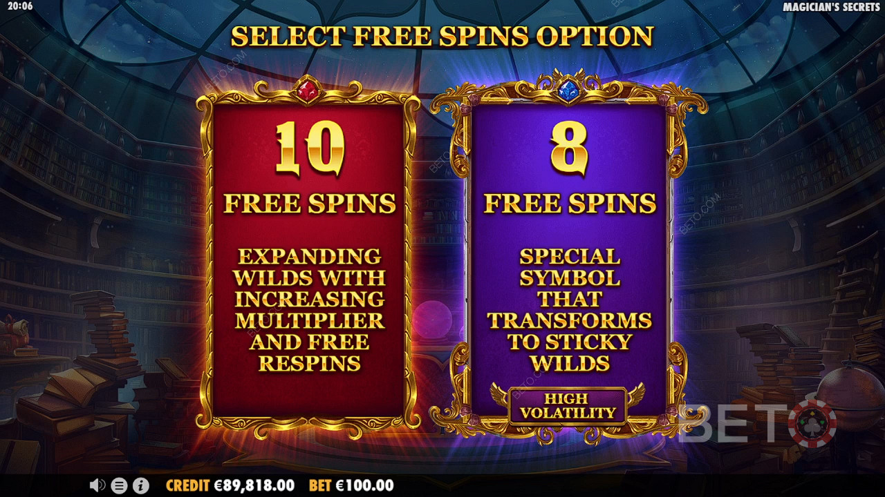 Les bonus expliqués dans Magician