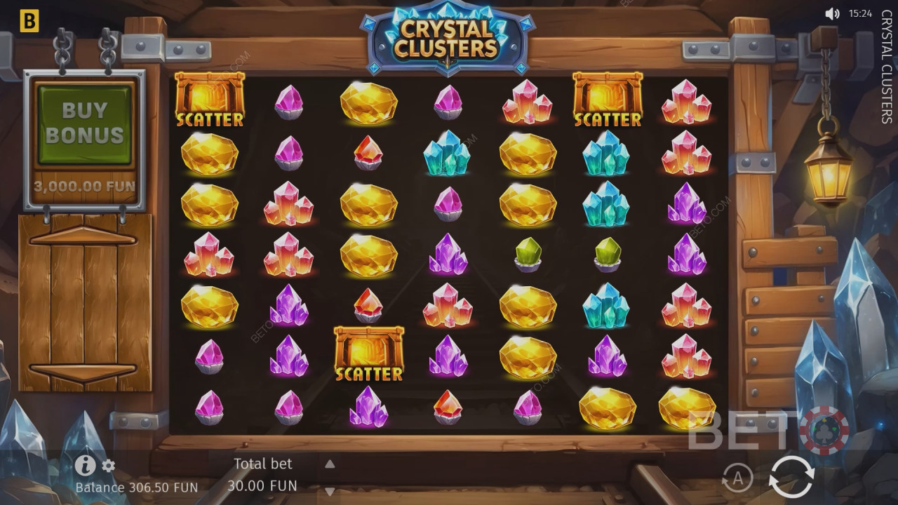 Crystal Clusters Jeu Gratuit