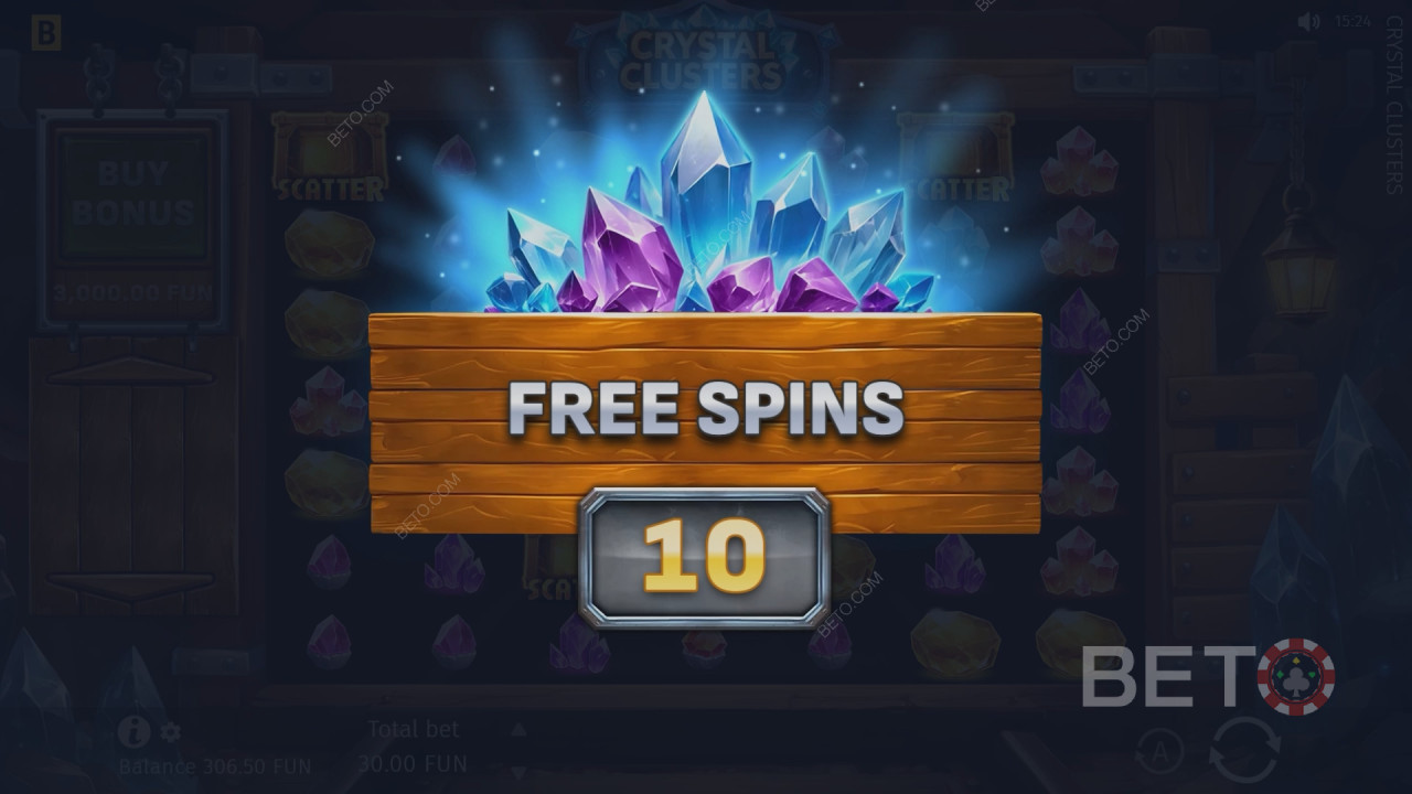 Comment jouer à Crystal Clusters de BGaming
