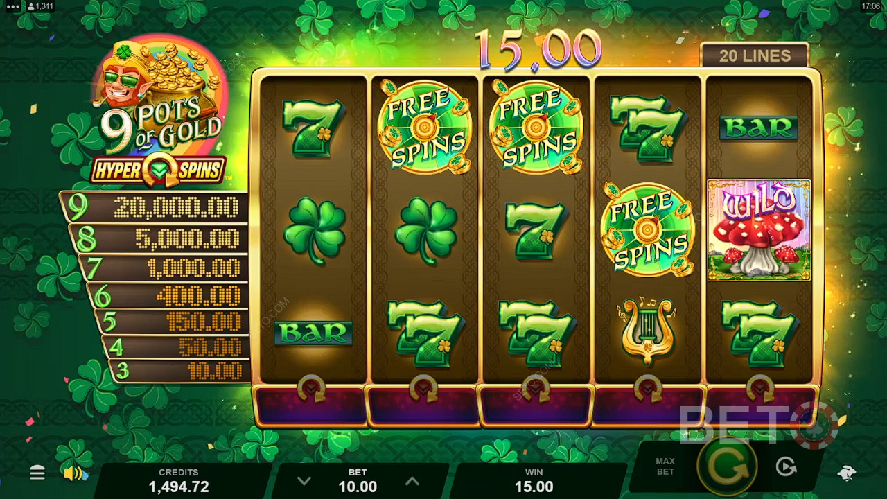 9 Pots of Gold HyperSpins Jeu Gratuit