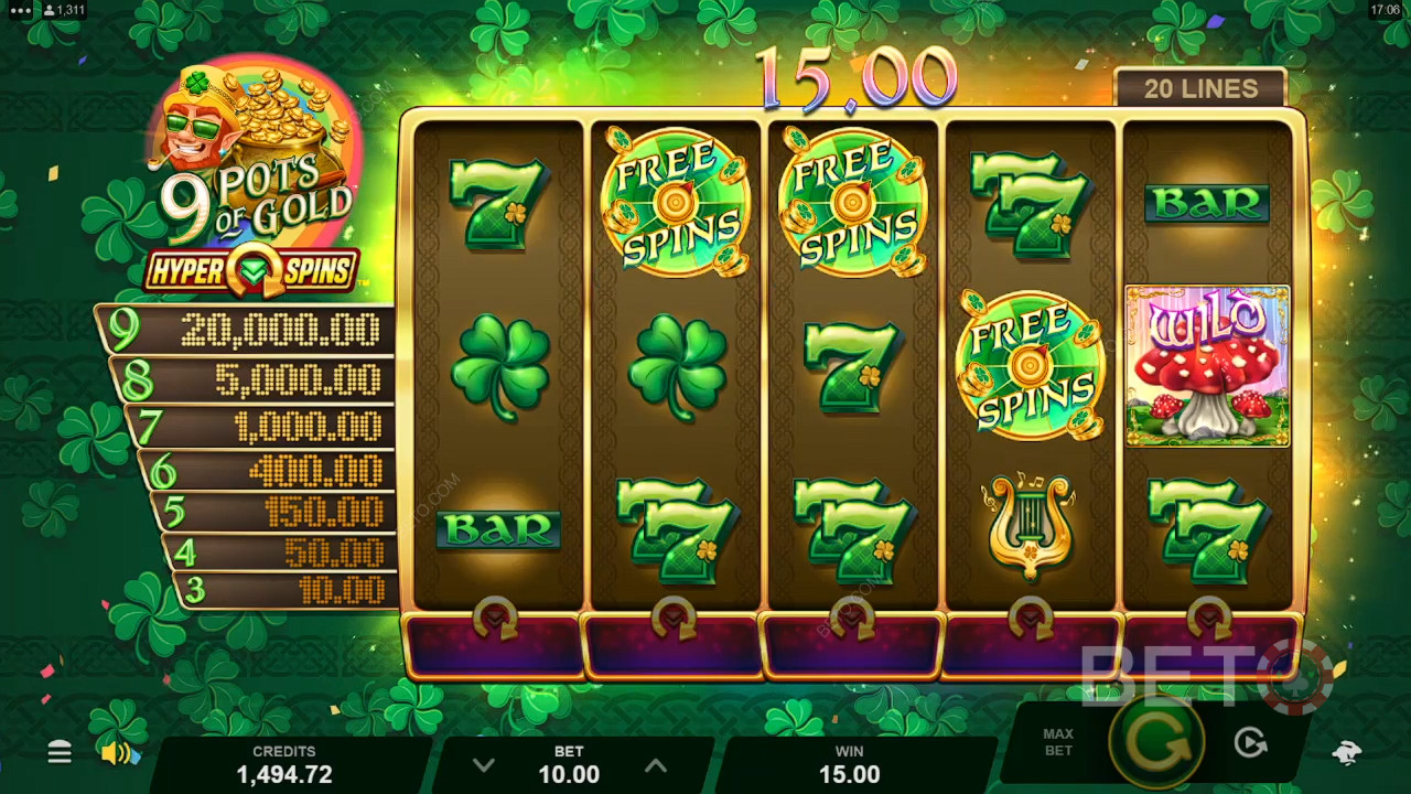 9 Pots of Gold HyperSpins Revue par BETO Slots