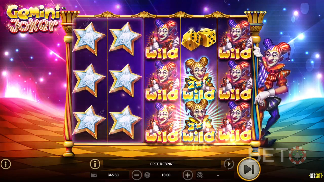 Gemini Joker Revue par BETO Slots