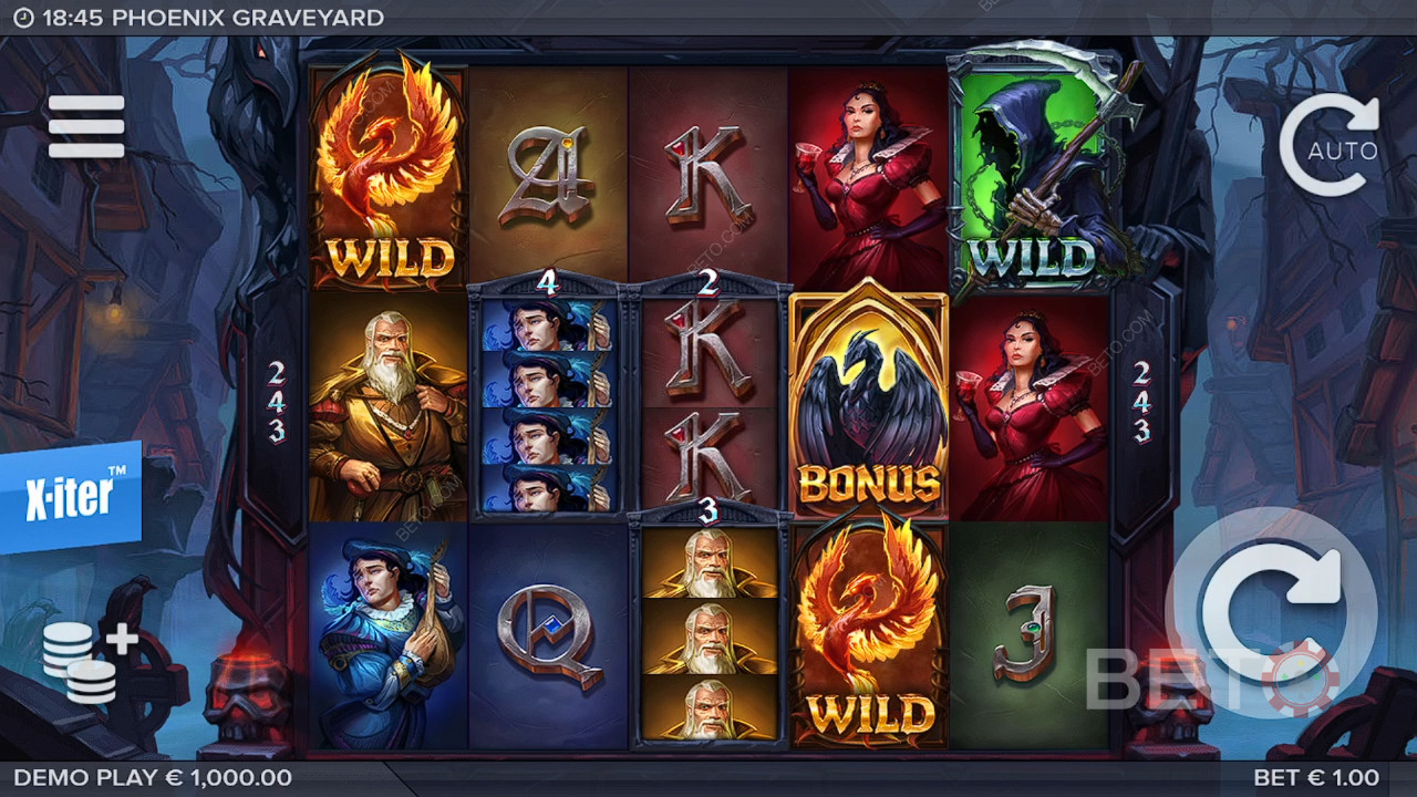 Phoenix Graveyard Critique de BETO Slots