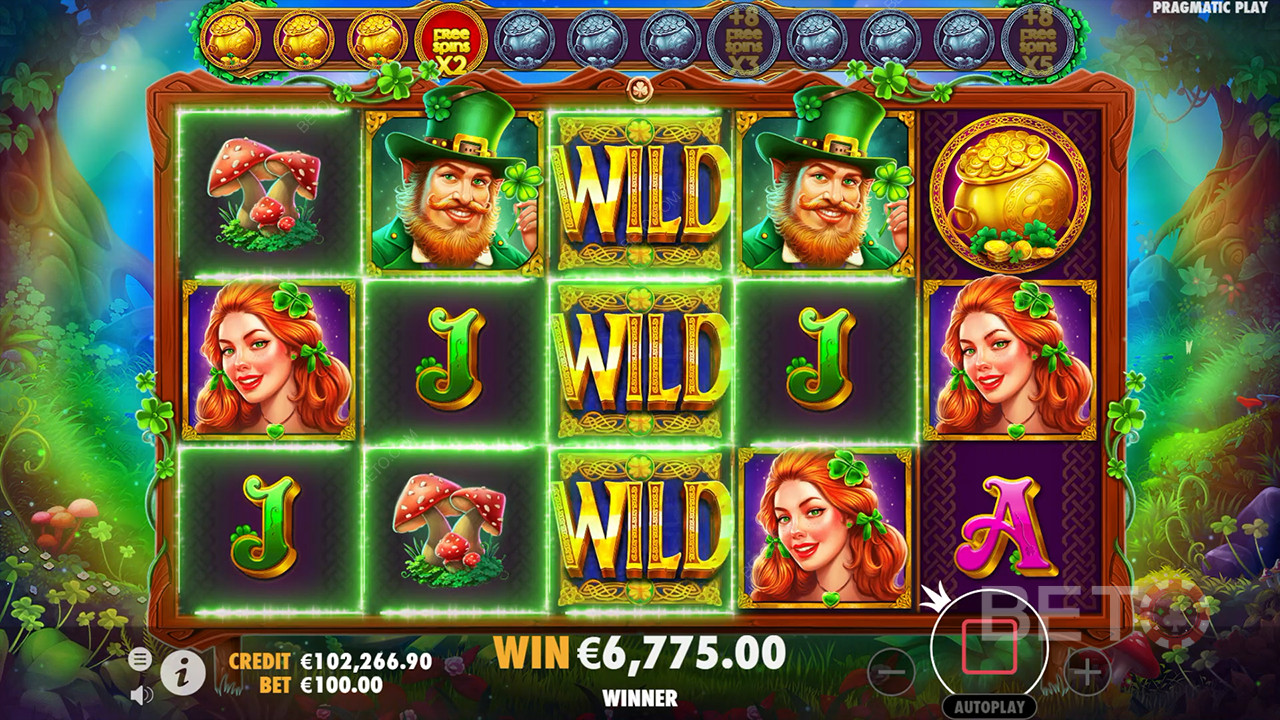 Clover Gold Revue par BETO Slots