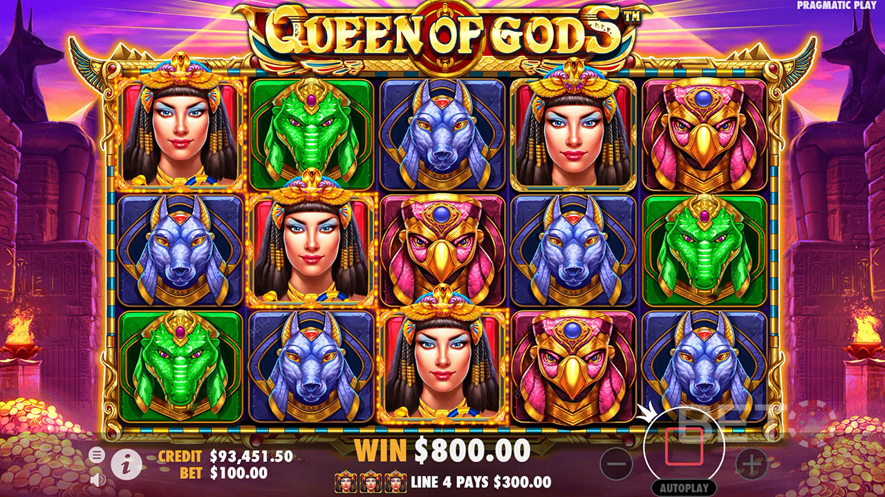 Queen of Gods Review par BETO Slots