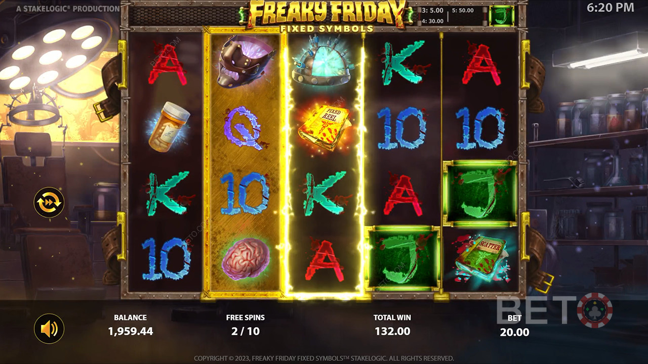 Freaky Friday Symboles Fixes Revue par BETO Slots