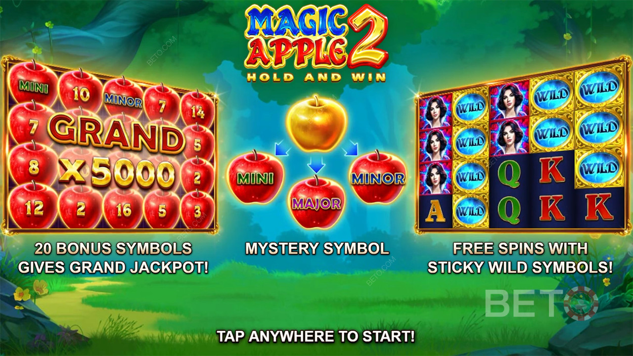 Les fonctions bonus expliquées dans Magic Apple 2 par Booongo
