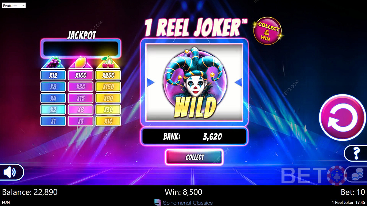 1 Reel Joker Jeu Gratuit